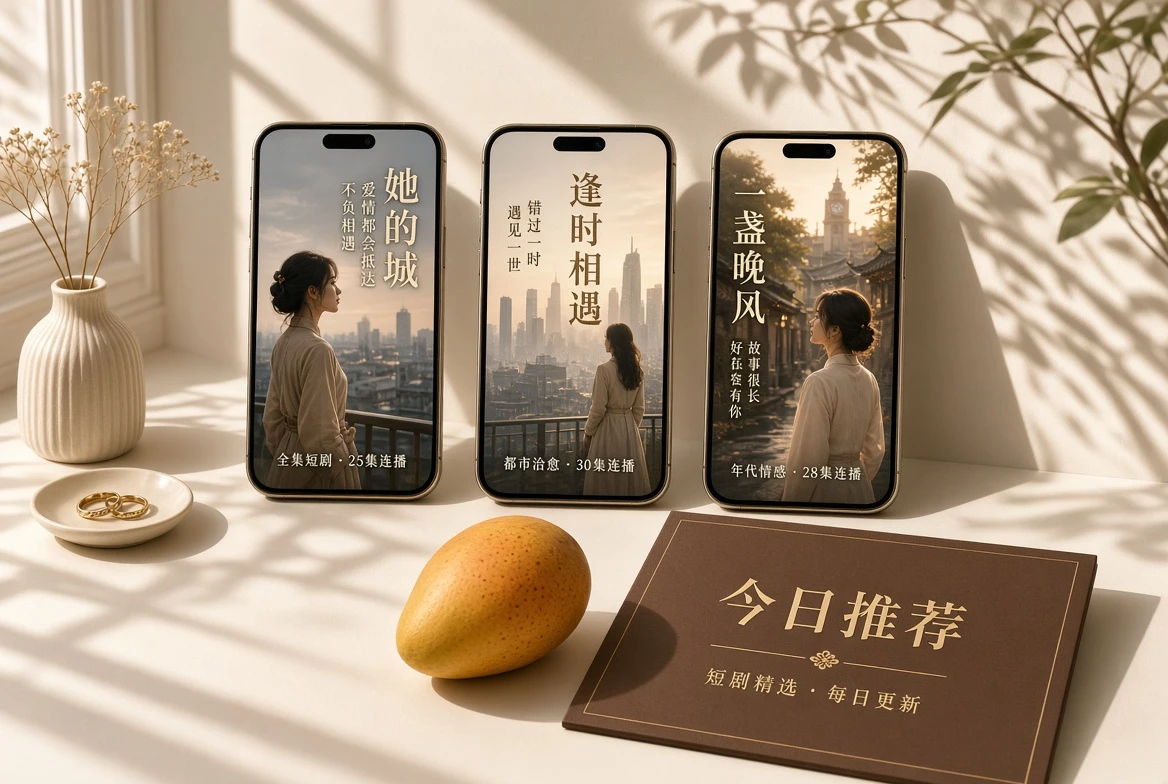 黄果AI短剧晨光内容